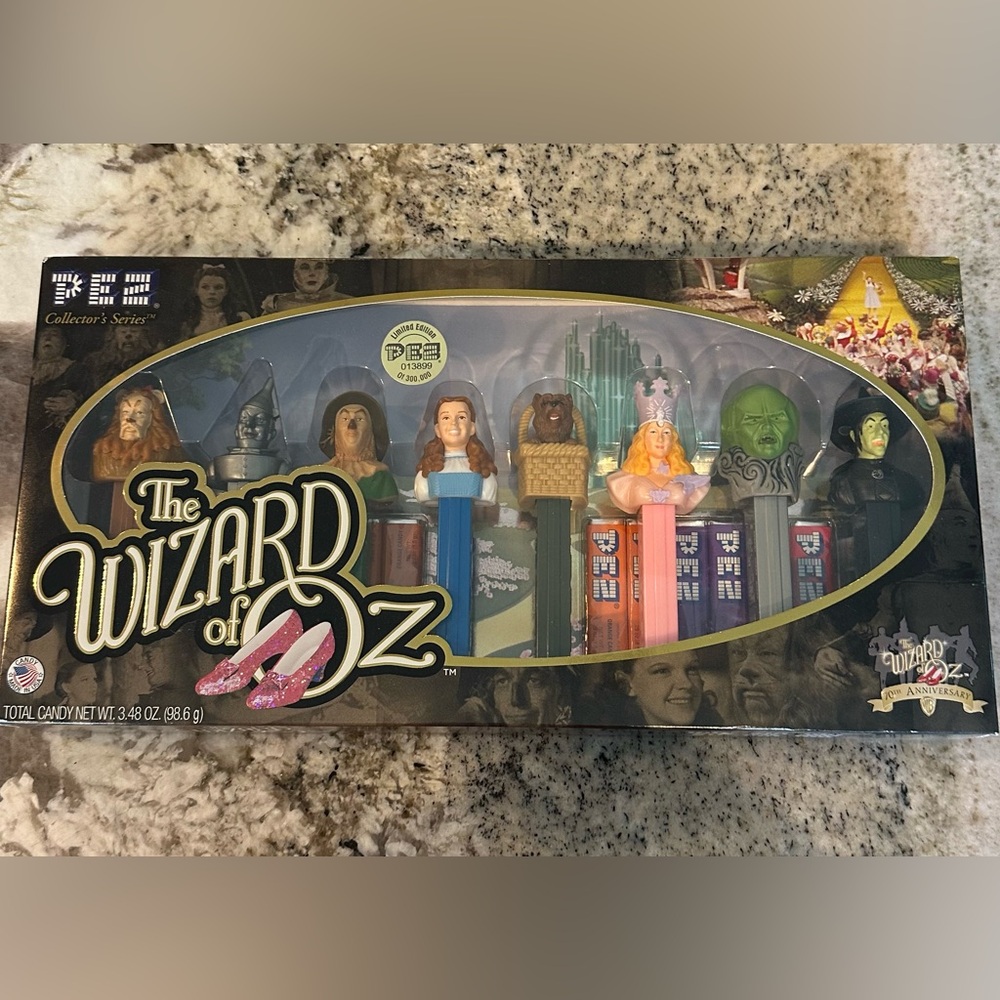 Limited Edition Pez Collector’s Series 70th Anniversary Wizard of Oz New in Box